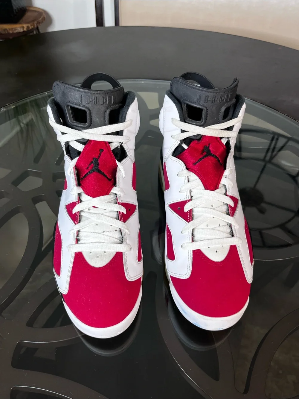 Nike Air Jordan 6 Retro OG Mid Carmine Men's Sz 11.5